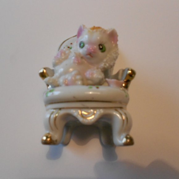 Vtg. Cat Spaghetti Sugar Japan Figurine - Picture 2 of 7